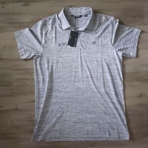 Travis Mathew Gray Polo Shirt